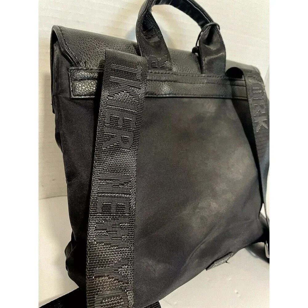 Botkier New York Trigger Nylon Small Black Backpack Top Handle Bag